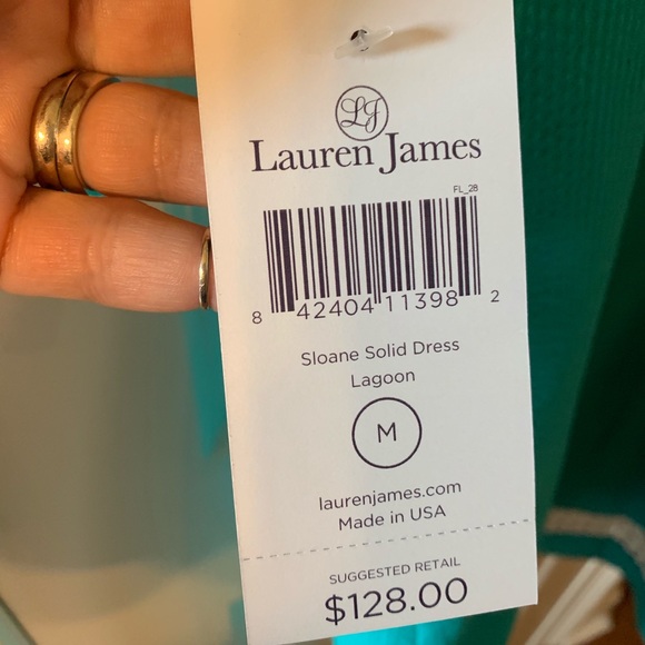 Beautiful Turquoise Lauren James Dress NWT - Picture 6 of 6